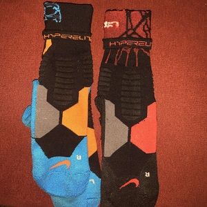 Men’s Nike hyper elite socks (LeBron and KD)